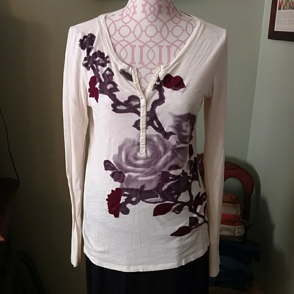 Lucky Brand floral tee